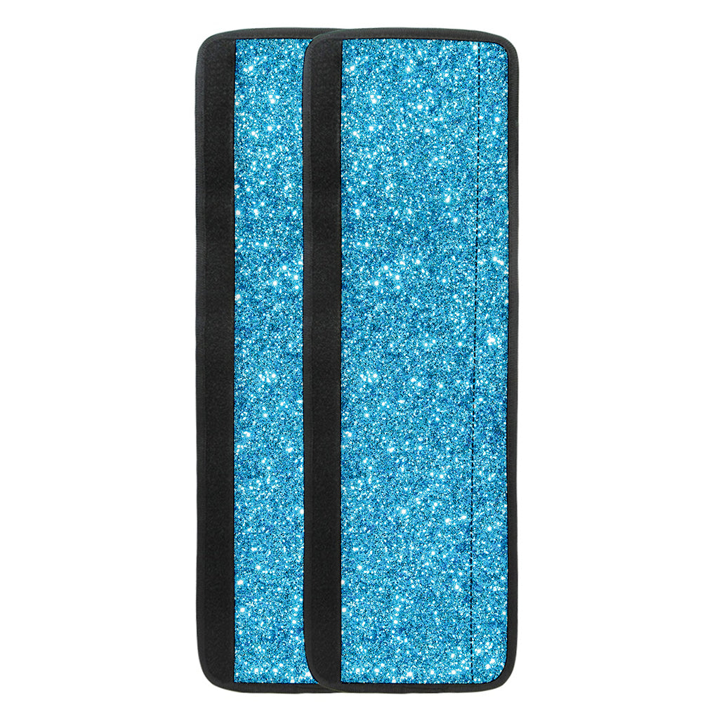 Ocean Blue (NOT Real) Glitter Print Refrigerator Handle Covers