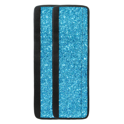 Ocean Blue (NOT Real) Glitter Print Refrigerator Handle Covers