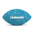 Ocean Blue (NOT Real) Glitter Print Rugby Ball
