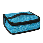 Ocean Blue (NOT Real) Glitter Print Small Lunch Bag