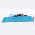 Ocean Blue (NOT Real) Glitter Print Sports Towel
