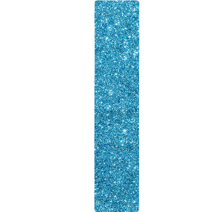 Ocean Blue (NOT Real) Glitter Print Table Runner