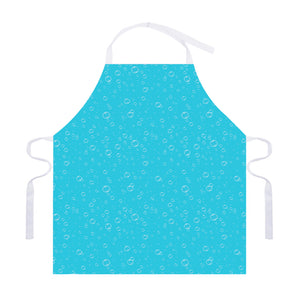 Ocean Bubble Pattern Print Adjustable Apron