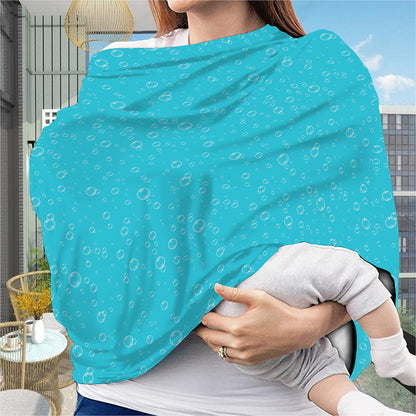 Ocean Bubble Pattern Print Baby Seat Cover