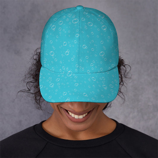 Ocean Bubble Pattern Print Baseball Cap