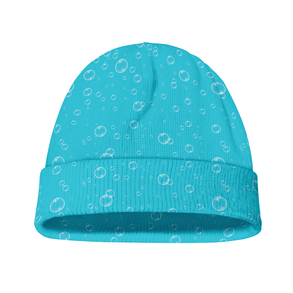 Ocean Bubble Pattern Print Beanie