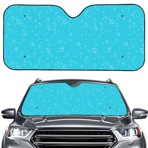 Ocean Bubble Pattern Print Car Windshield Sun Shade