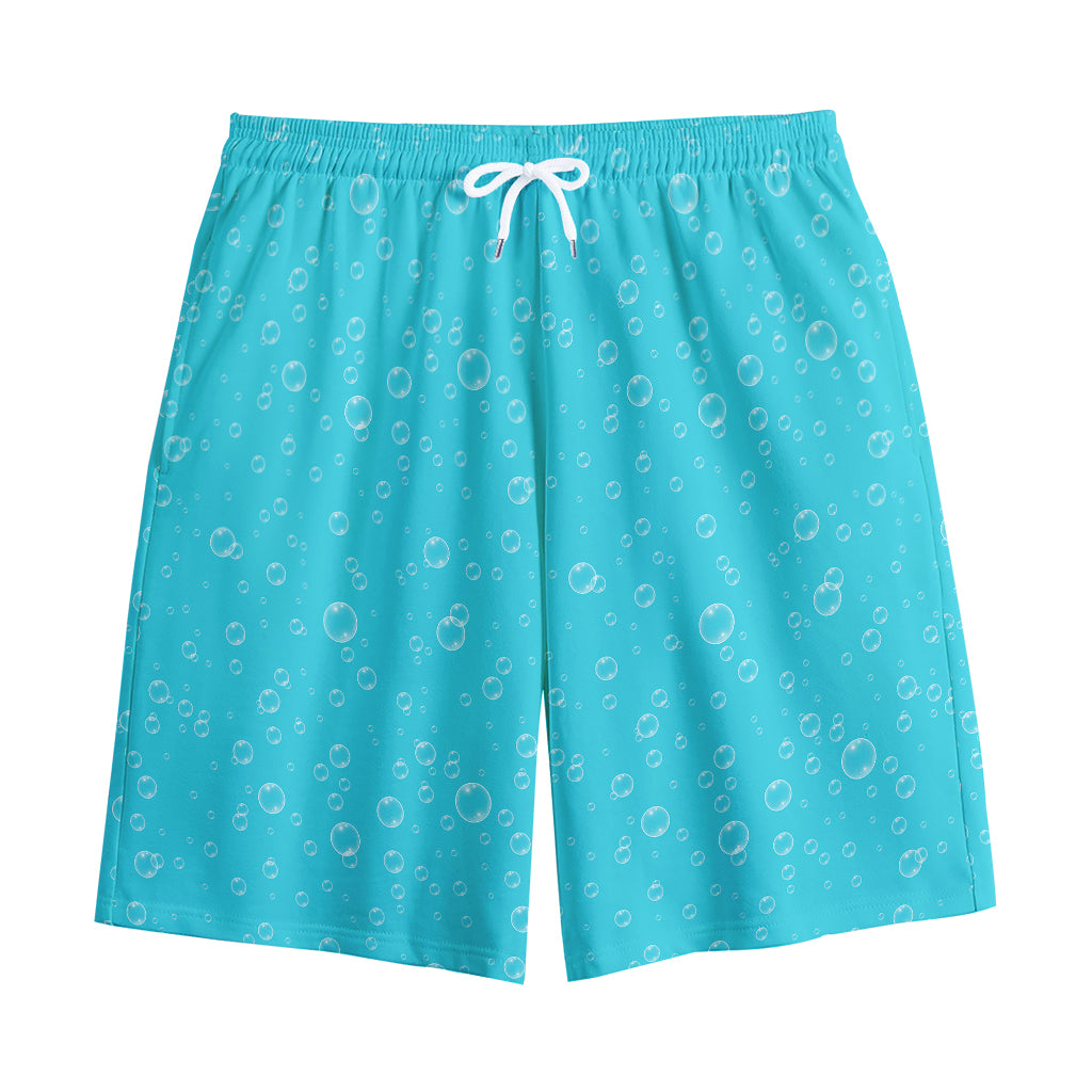 Ocean Bubble Pattern Print Cotton Shorts