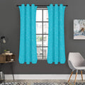 Ocean Bubble Pattern Print Grommet Curtain Panels