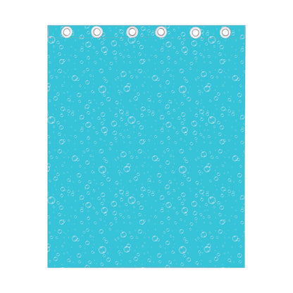 Ocean Bubble Pattern Print Curtain