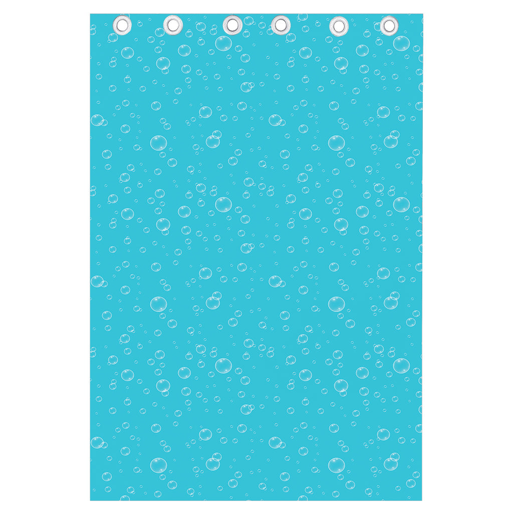 Ocean Bubble Pattern Print Curtain