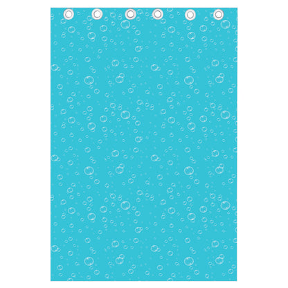 Ocean Bubble Pattern Print Curtain