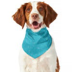 Ocean Bubble Pattern Print Dog Bandana