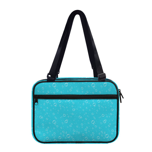 Ocean Bubble Pattern Print Double Strap Bible Bag