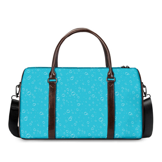 Ocean Bubble Pattern Print Duffle Bag
