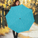 Ocean Bubble Pattern Print Foldable Umbrella