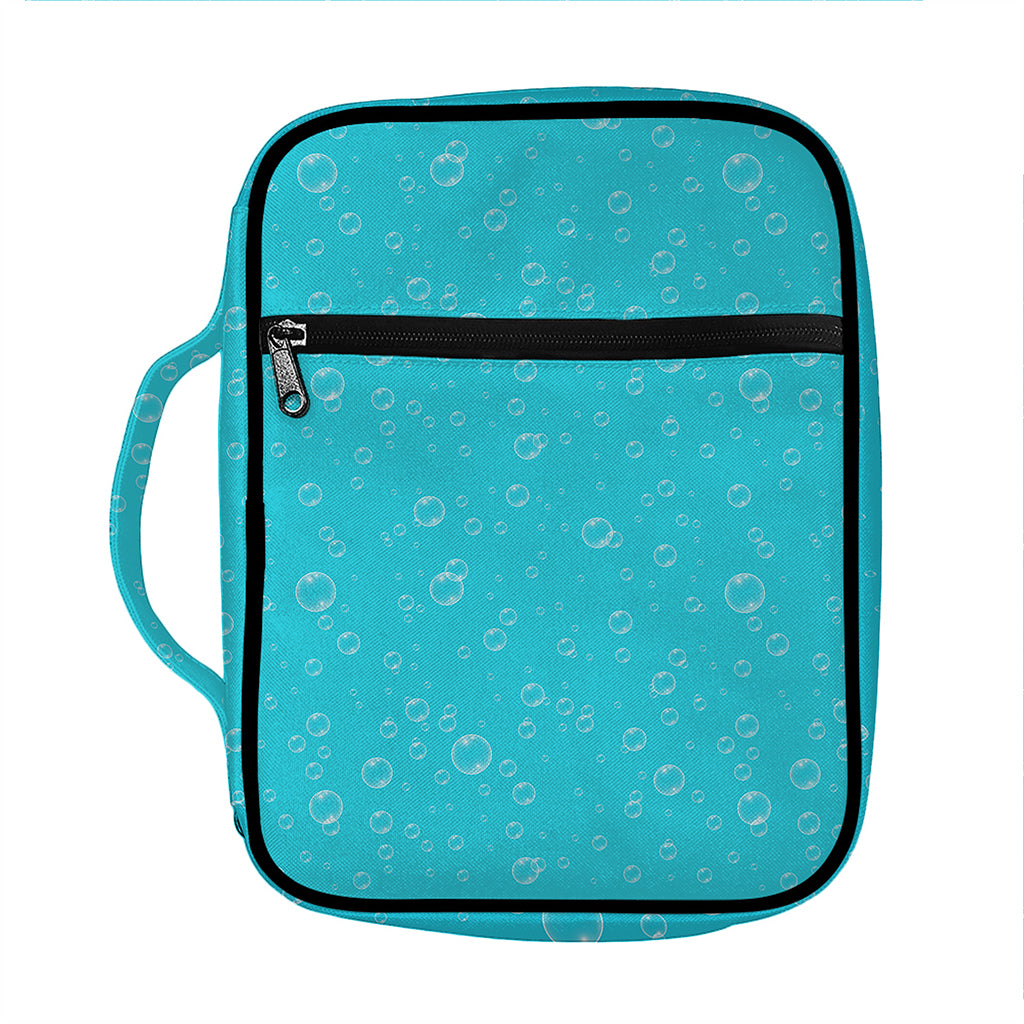 Ocean Bubble Pattern Print Front Pocket Bible Bag