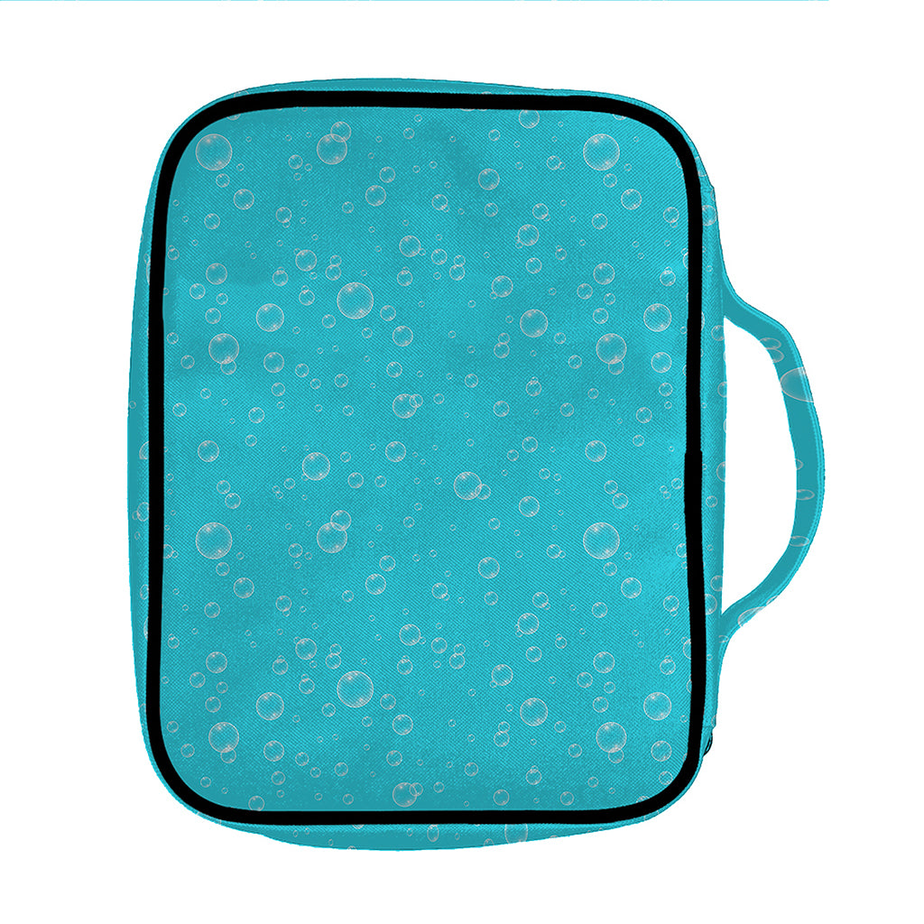 Ocean Bubble Pattern Print Front Pocket Bible Bag