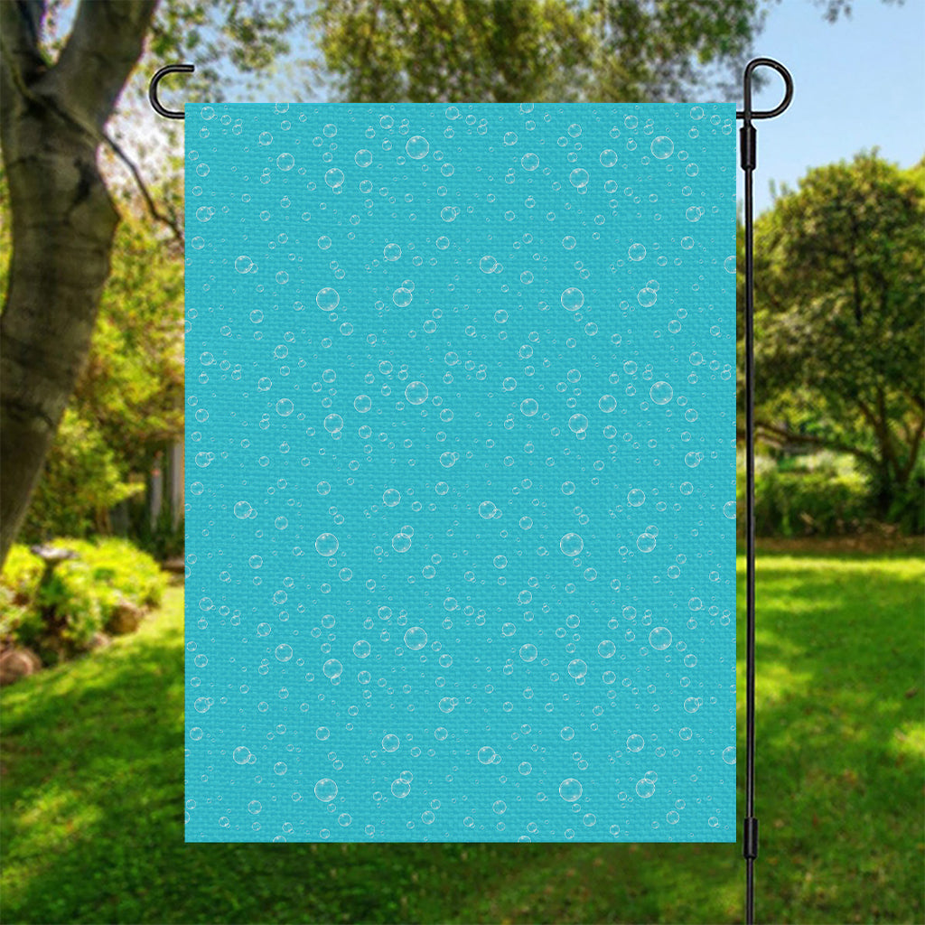 Ocean Bubble Pattern Print Garden Flag