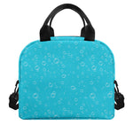 Ocean Bubble Pattern Print Insulated Lunch Bag