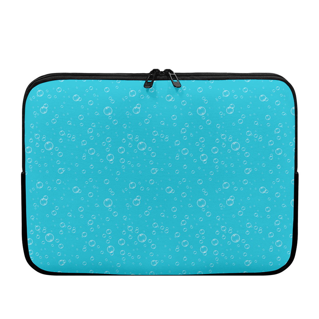 Ocean Bubble Pattern Print Laptop Sleeve