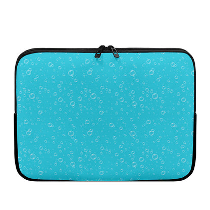 Ocean Bubble Pattern Print Laptop Sleeve