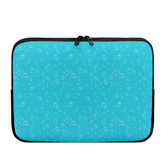 Ocean Bubble Pattern Print Laptop Sleeve
