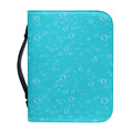 Ocean Bubble Pattern Print Leather Bible Cover