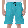 Ocean Bubble Pattern Print Men's Beach Shorts