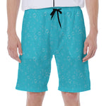 Ocean Bubble Pattern Print Men's Beach Shorts