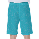 Ocean Bubble Pattern Print Men's Beach Shorts