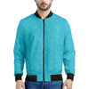 Ocean Bubble Pattern Print Men's Bomber Jacket