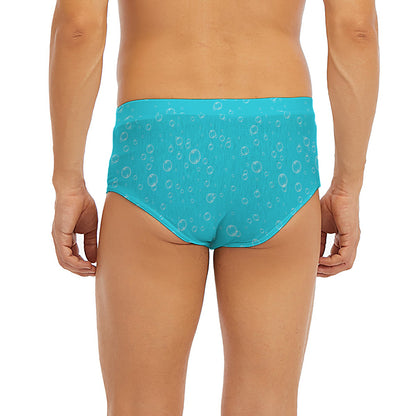 Ocean Bubble Pattern Print Men's Briefs