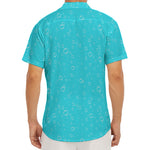 Ocean Bubble Pattern Print Men's Deep V-Neck Shirt