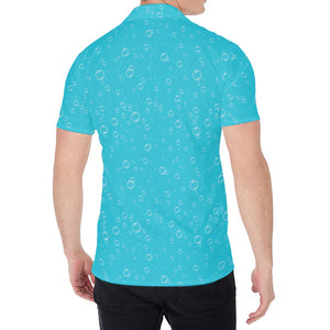 Ocean Bubble Pattern Print Men's Shirt