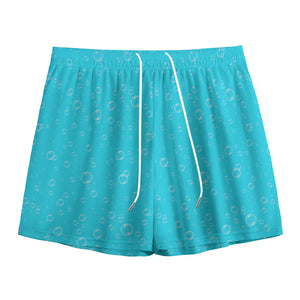 Ocean Bubble Pattern Print Mesh Shorts