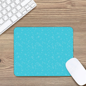 Ocean Bubble Pattern Print Mouse Pad