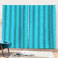 Ocean Bubble Pattern Print Pencil Pleat Curtains