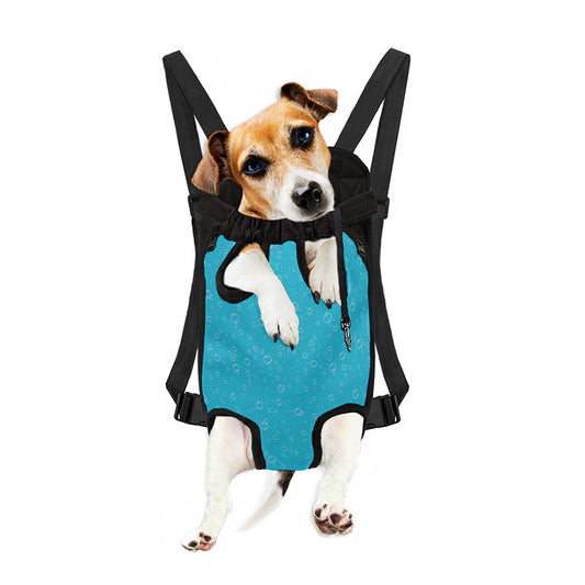 Ocean Bubble Pattern Print Pet Carrier Backpack