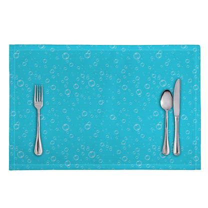 Ocean Bubble Pattern Print Placemat