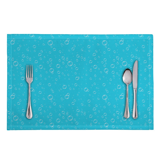 Ocean Bubble Pattern Print Placemat