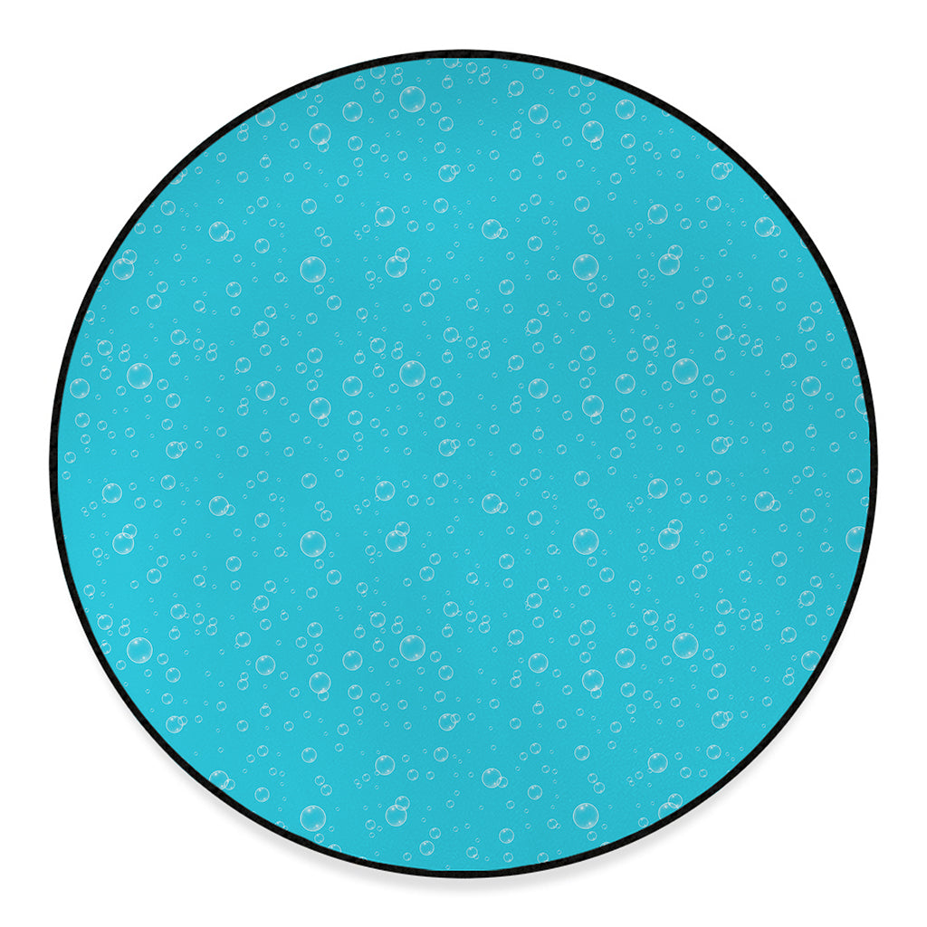 Ocean Bubble Pattern Print Round Floor Mat