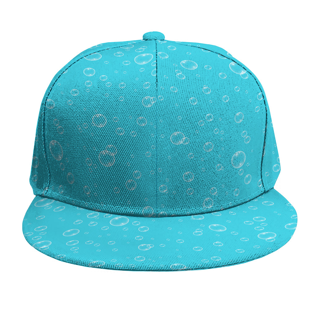 Ocean Bubble Pattern Print Snapback Cap