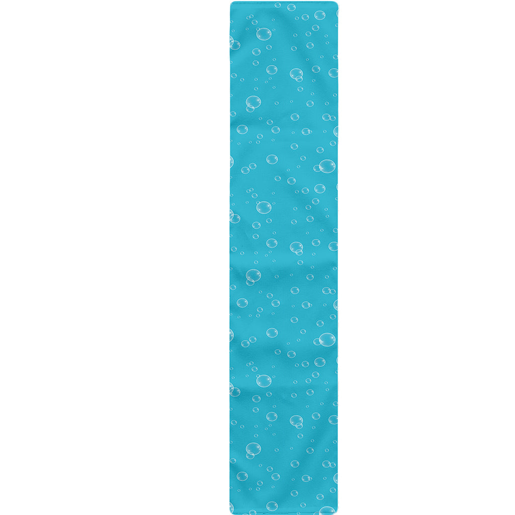 Ocean Bubble Pattern Print Table Runner