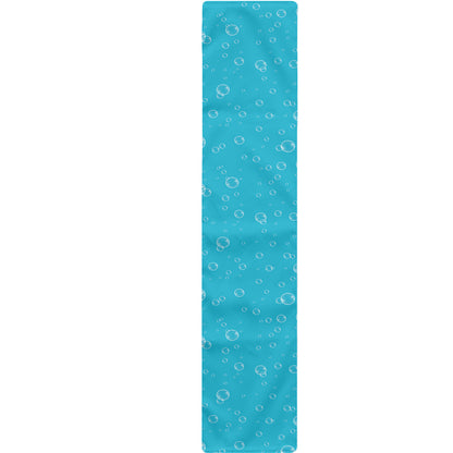 Ocean Bubble Pattern Print Table Runner