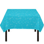 Ocean Bubble Pattern Print Tablecloth