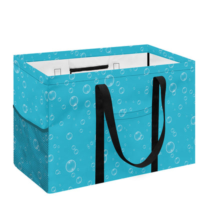 Ocean Bubble Pattern Print Utility Tote Bag