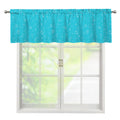 Ocean Bubble Pattern Print Window Valance