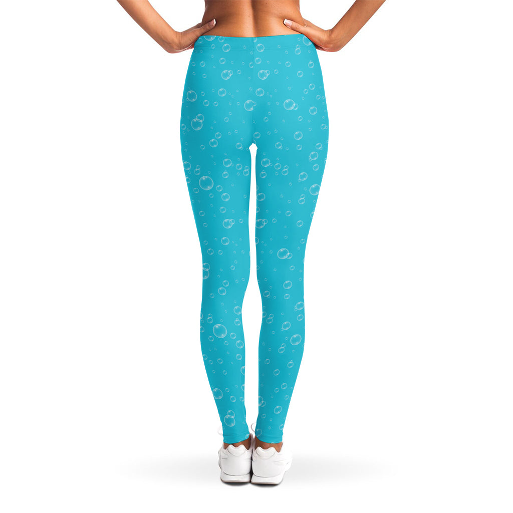 Ocean Bubble Pattern Print Women's Leggings