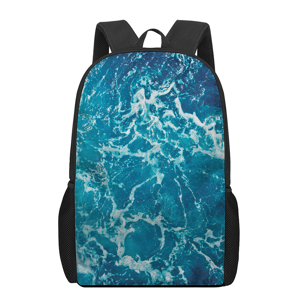 Ocean Surface Print 17 Inch Backpack